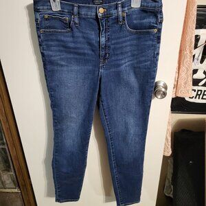 WOMAN'S J CREW HIGH RISE SKINNY JEANS SZ 12